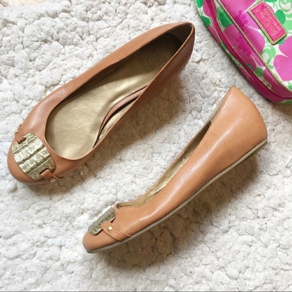 Falchi by Falchi: Carmel 'Daisy' Leather Wedges 9M